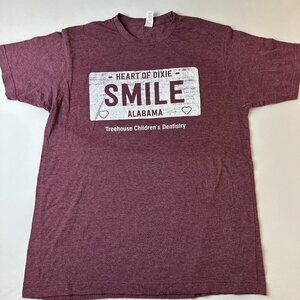 Treehouse Children's Dentistry Shirt Mens Large Smile Alabama Dental Promo